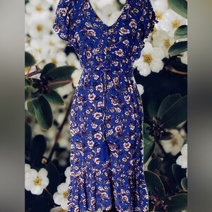 Knox Rose Prairie Tassel Midi Dress